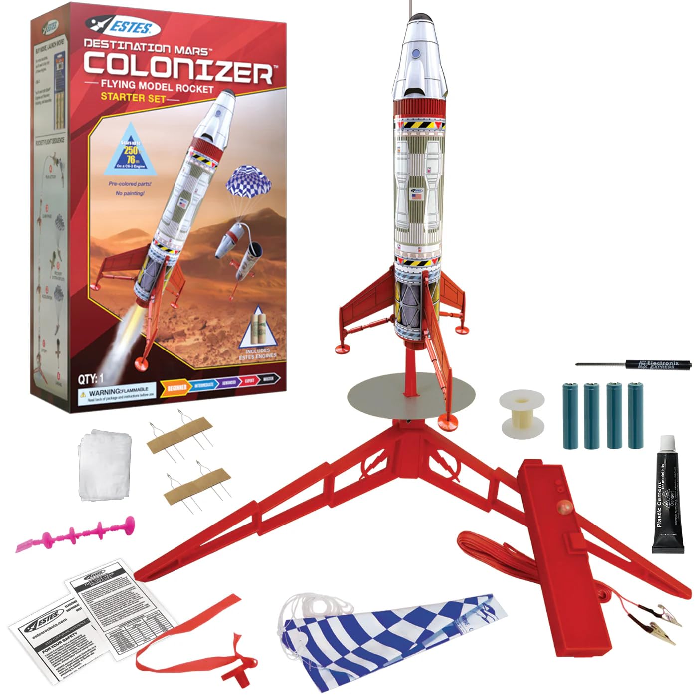 Amazon.com: EX ELECTRONIX EXPRESS Mars Colonizer Model Rocket